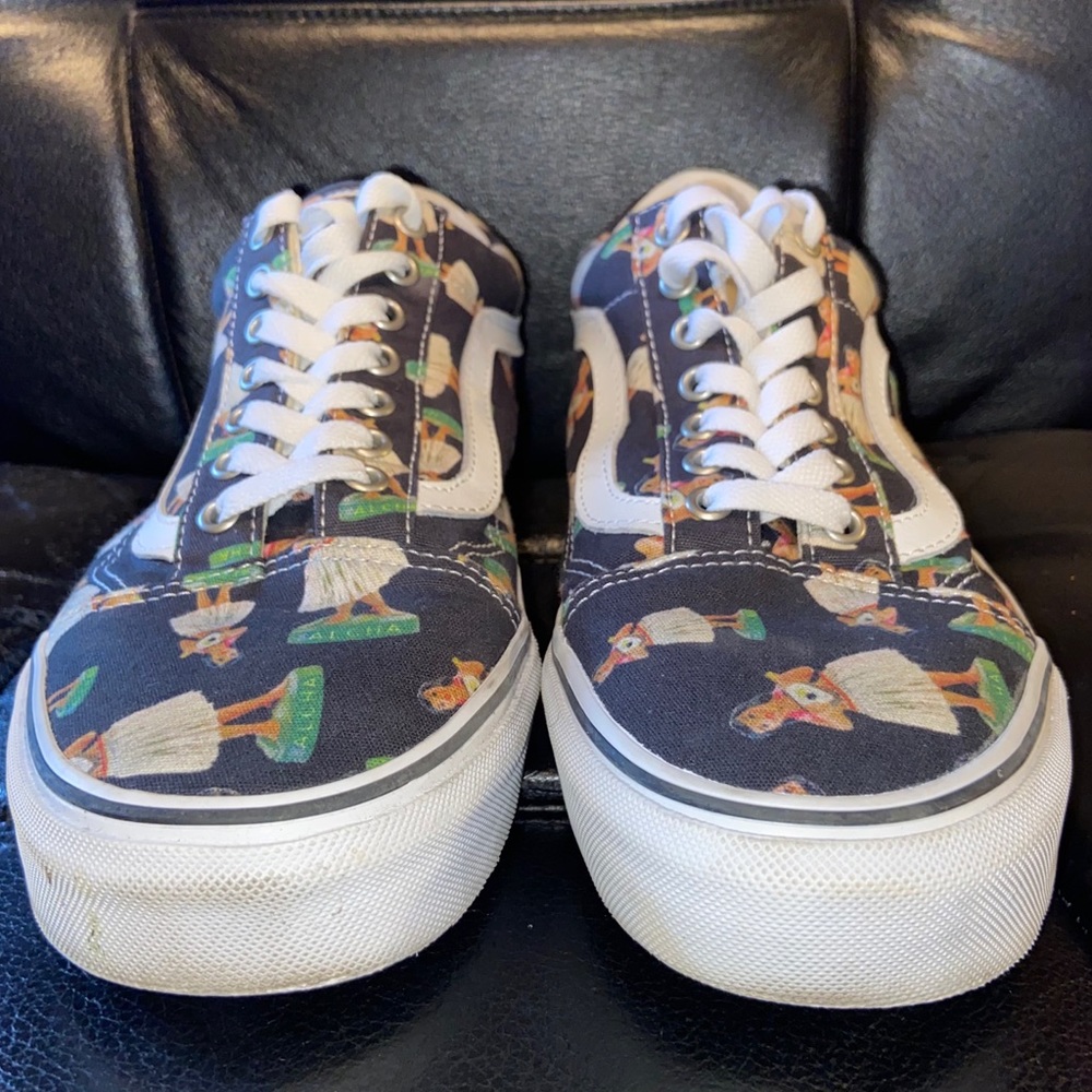 VANS Authentic Digi Hula Girls Skate Shoes: Size 9